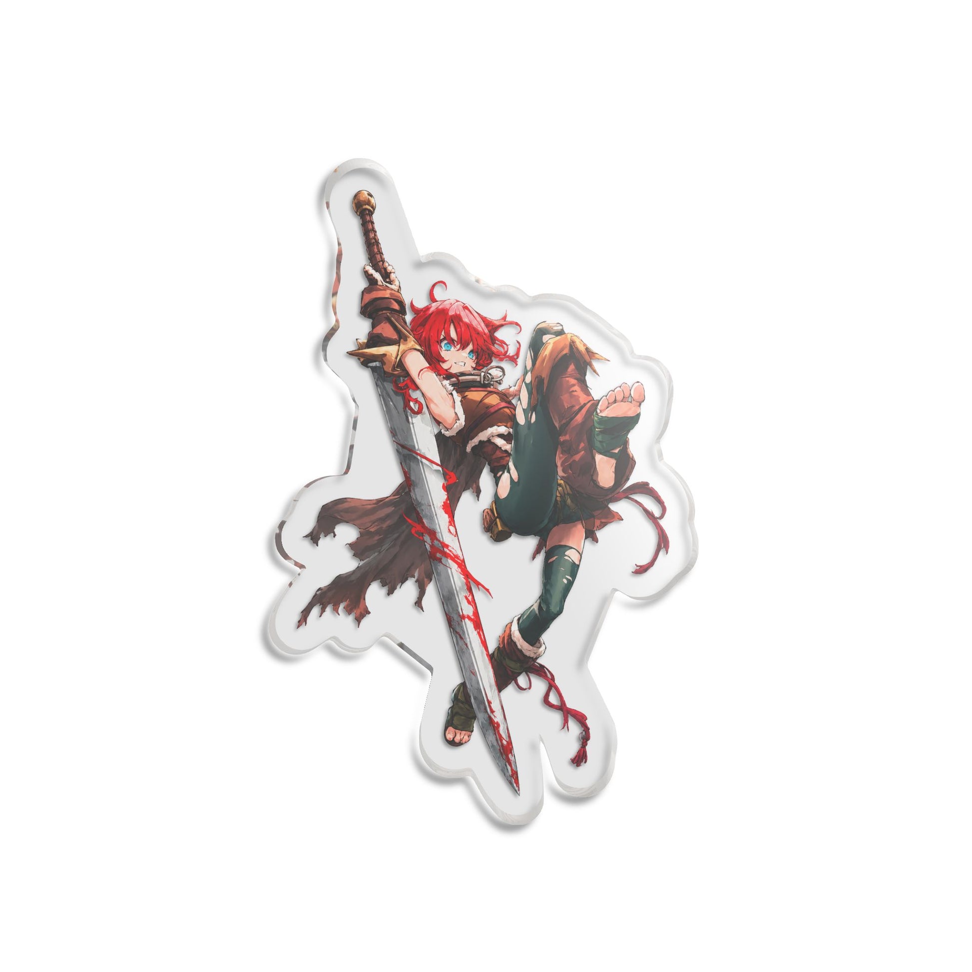 Blade and Bastard - Garbage Figure 5" x 5" Transparent