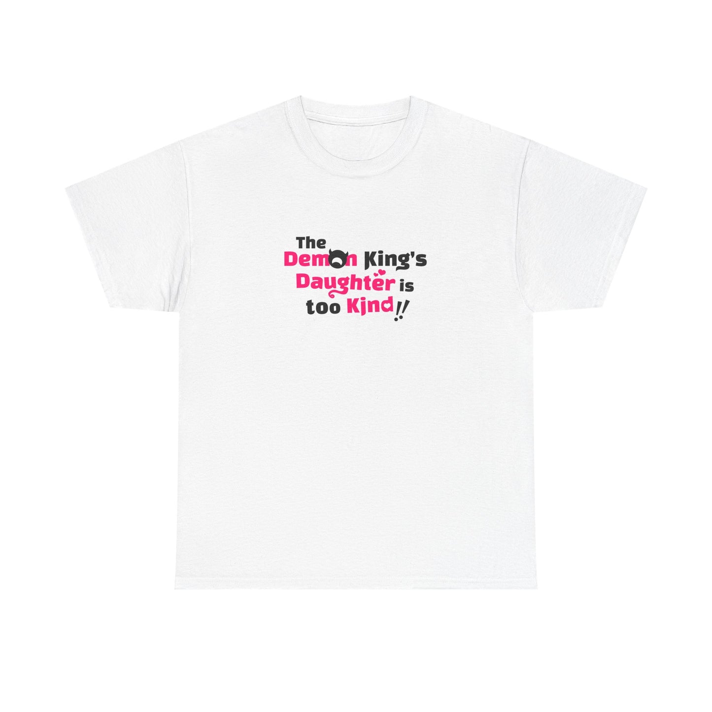 The Daughter of the Demon Lord Is Too Kind Graphic T-Shirt White