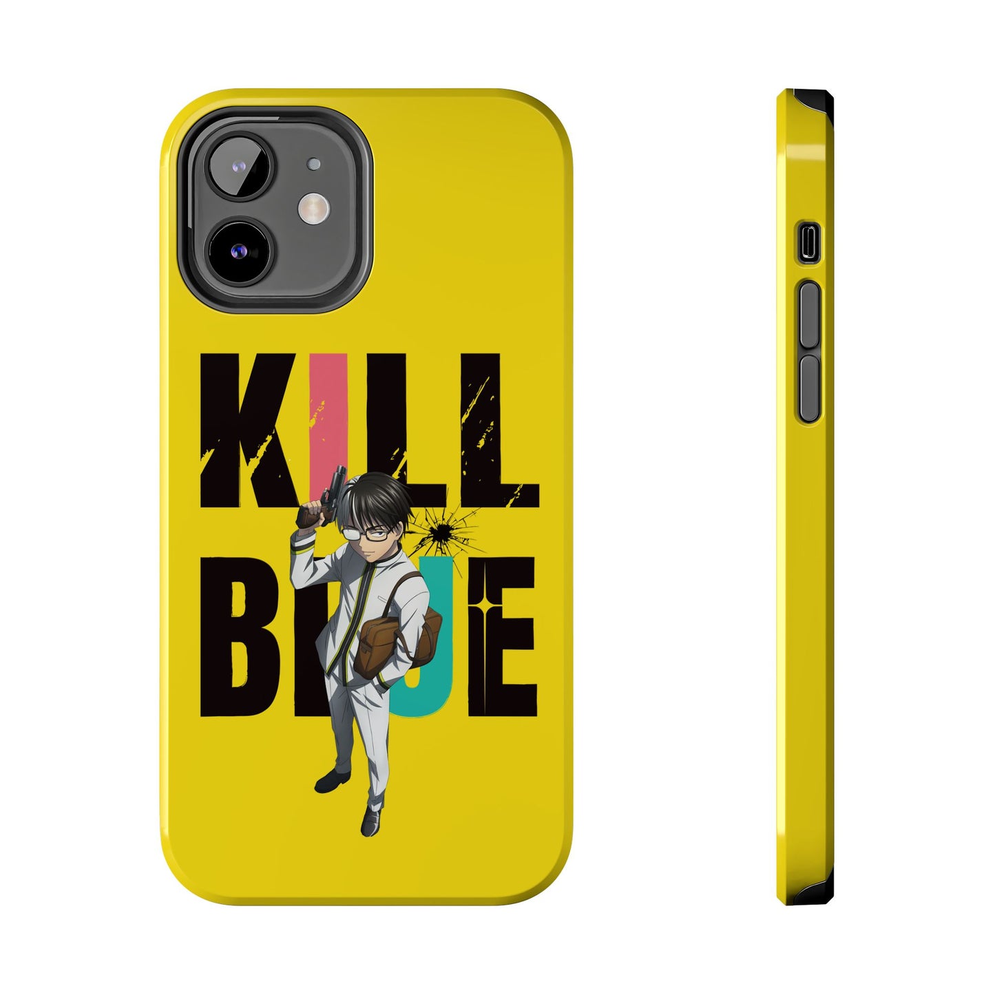 Kill Blue Manga Phone Case iPhone 12