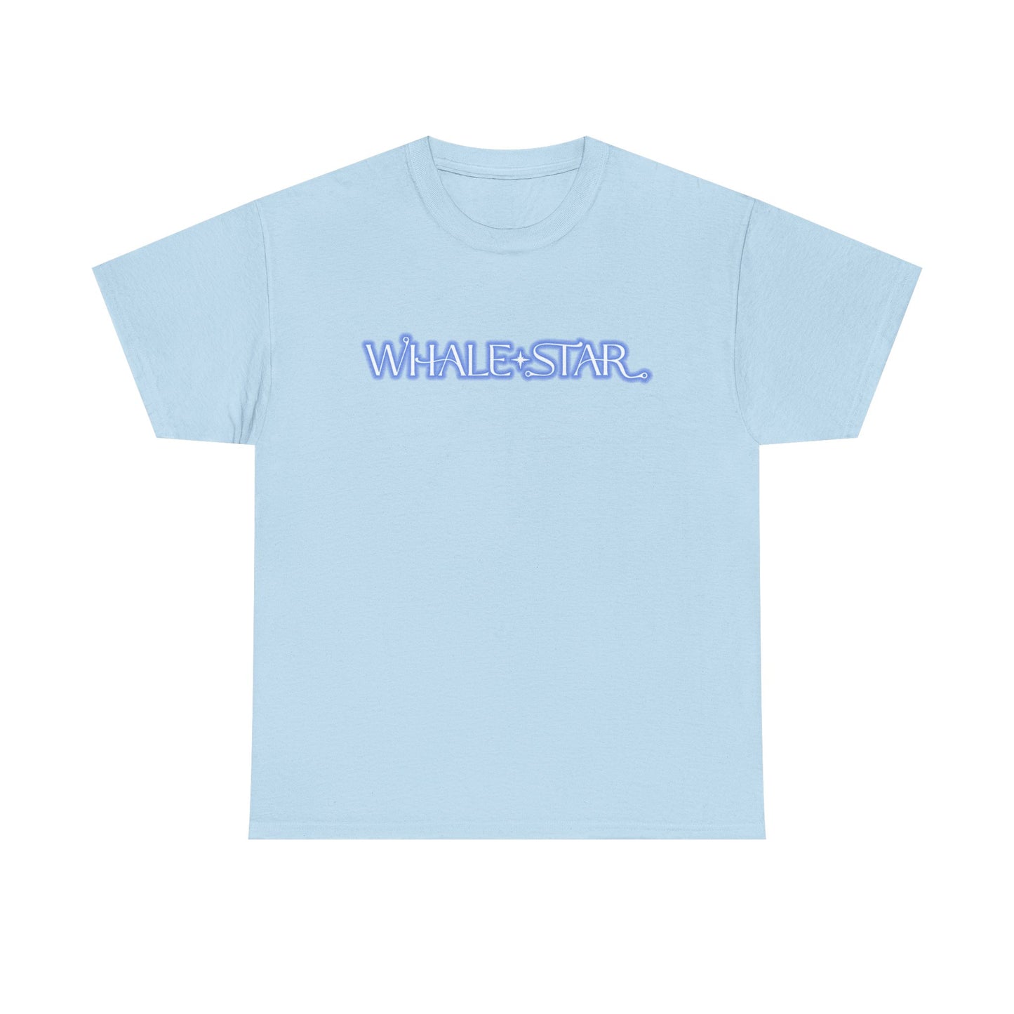 Whale Star Logo T-Shirt Light Blue