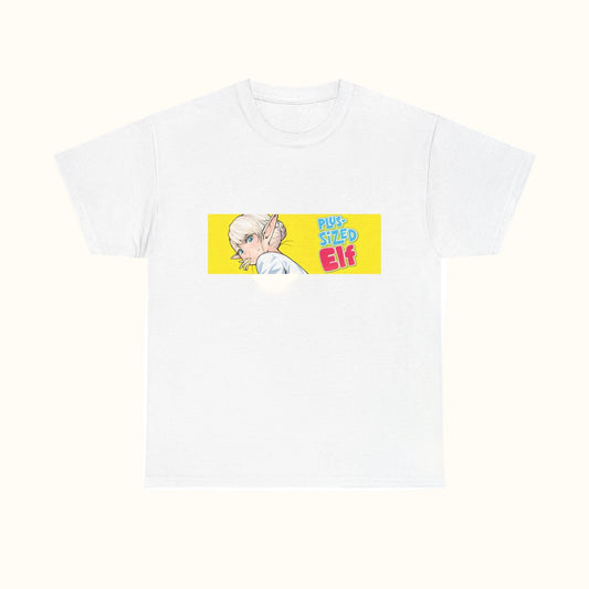 Plus Sized Elf Box T-Shirt White