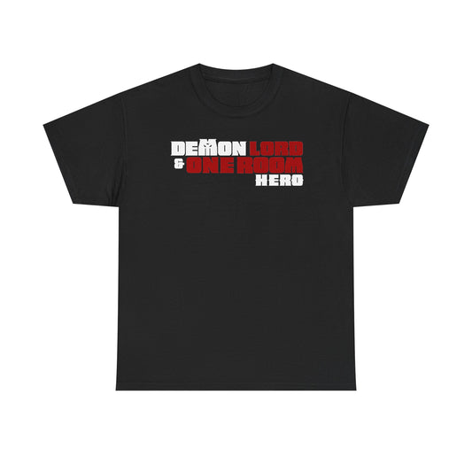 Demon Lord & One Room Hero Black T-Shirt