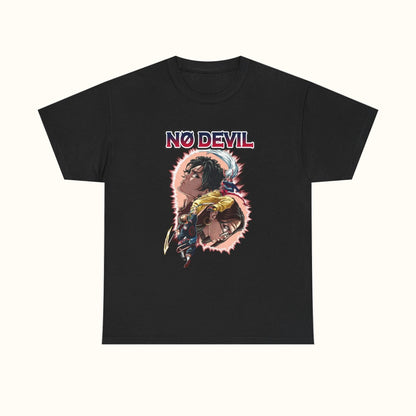 No Devil Manga T-Shirt Black