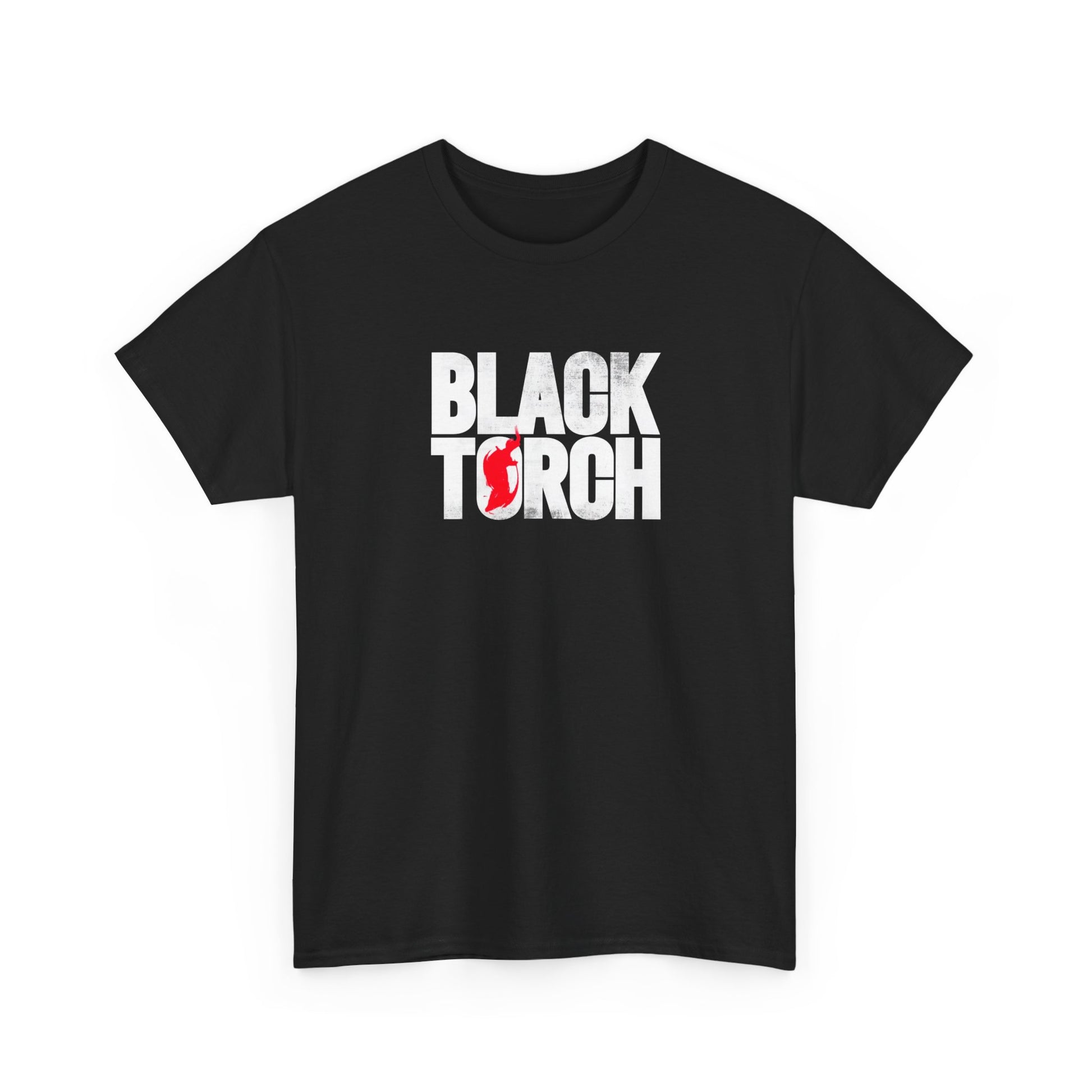 Black Torch Anime logo T-Shirt Black