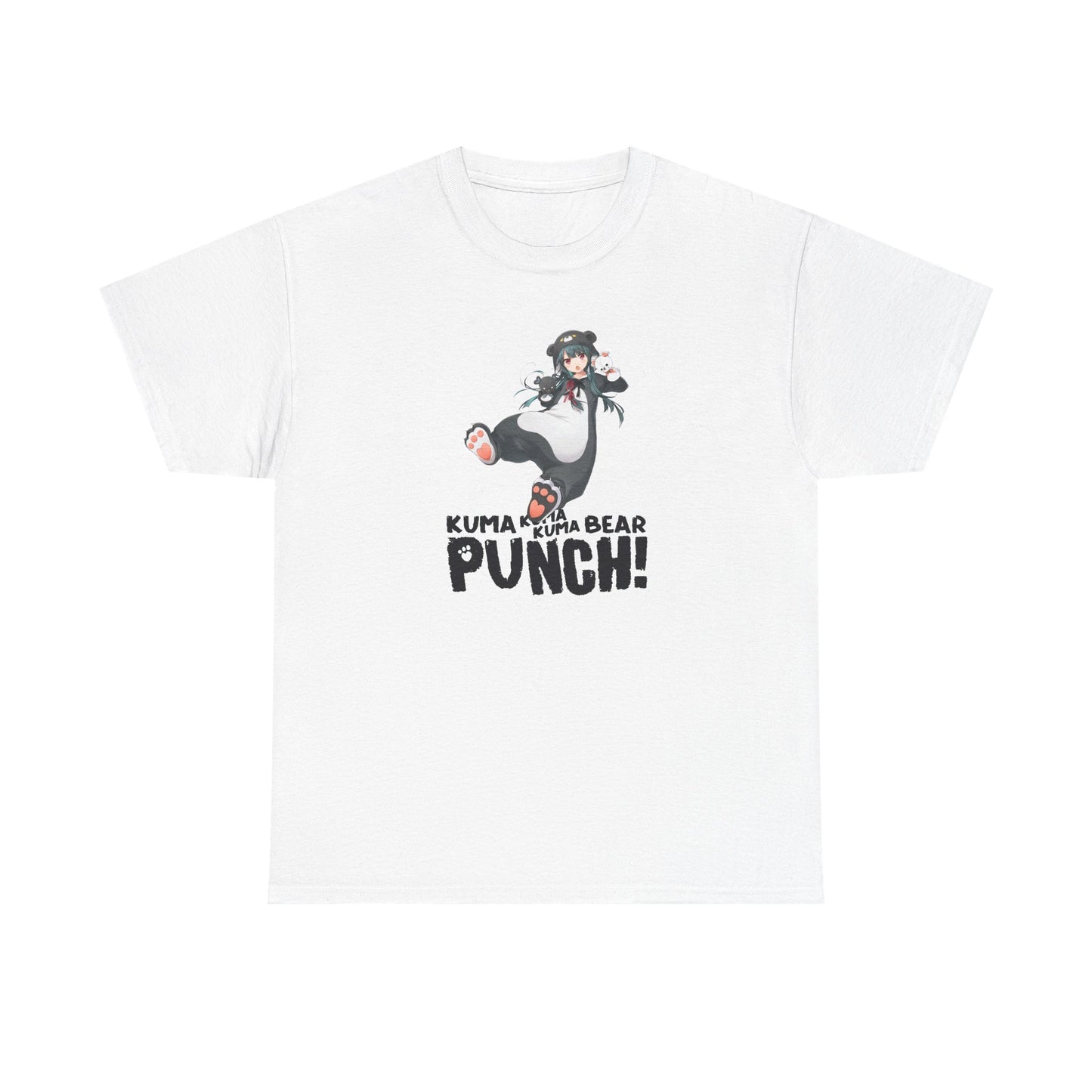 Kuma Kuma Kuma Bear Black And White T-Shirt White