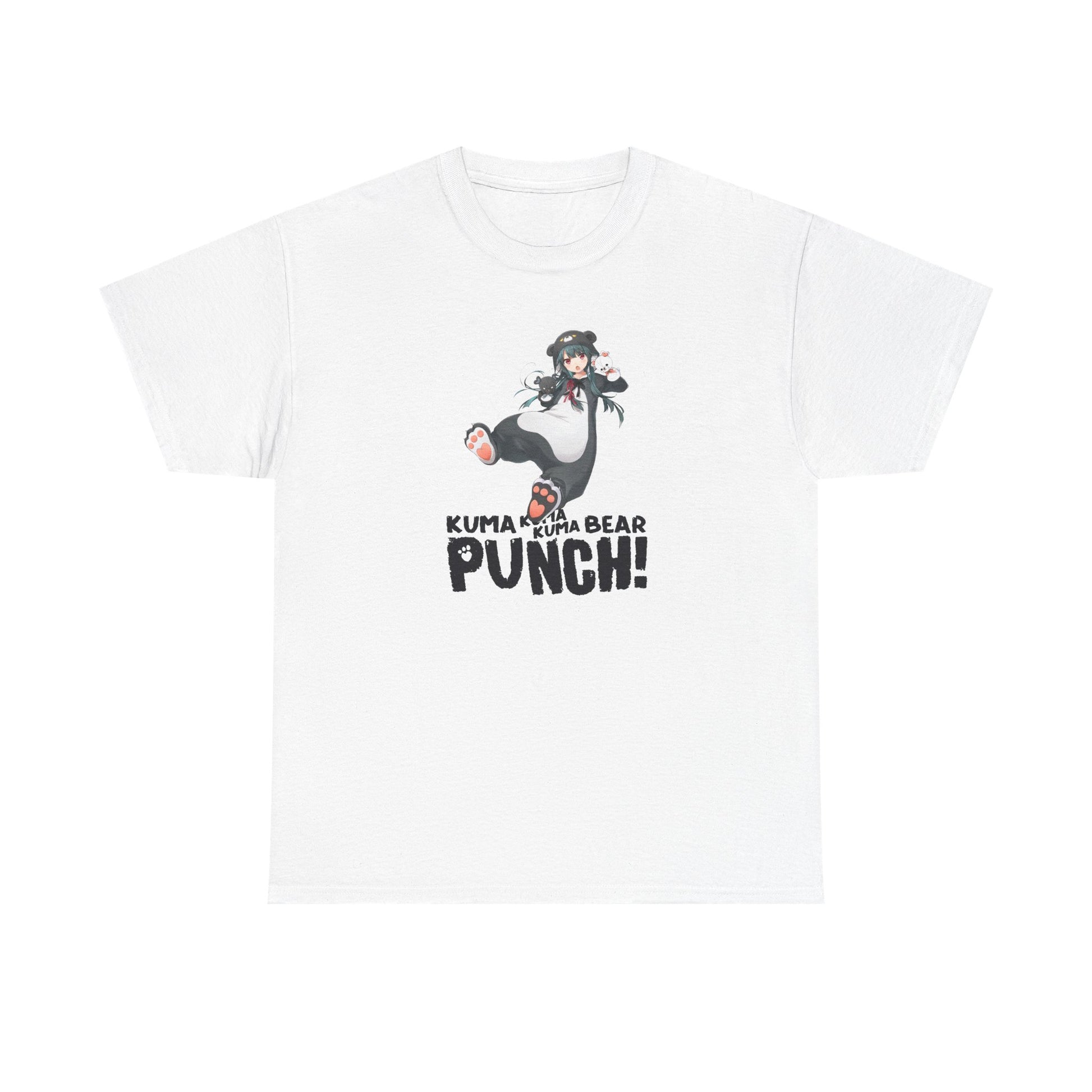 Kuma Kuma Kuma Bear Black And White T-Shirt White