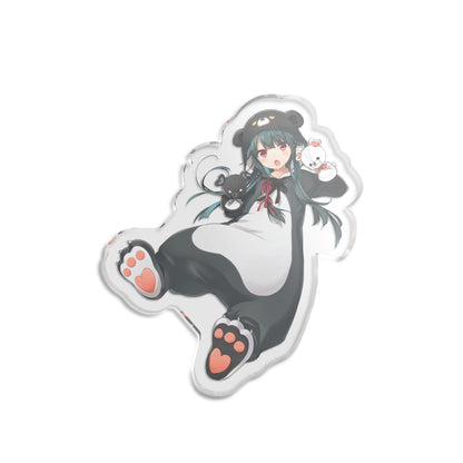 Kuma Kuma Kuma Bear Yuna Figure 5" x 5" Transparent