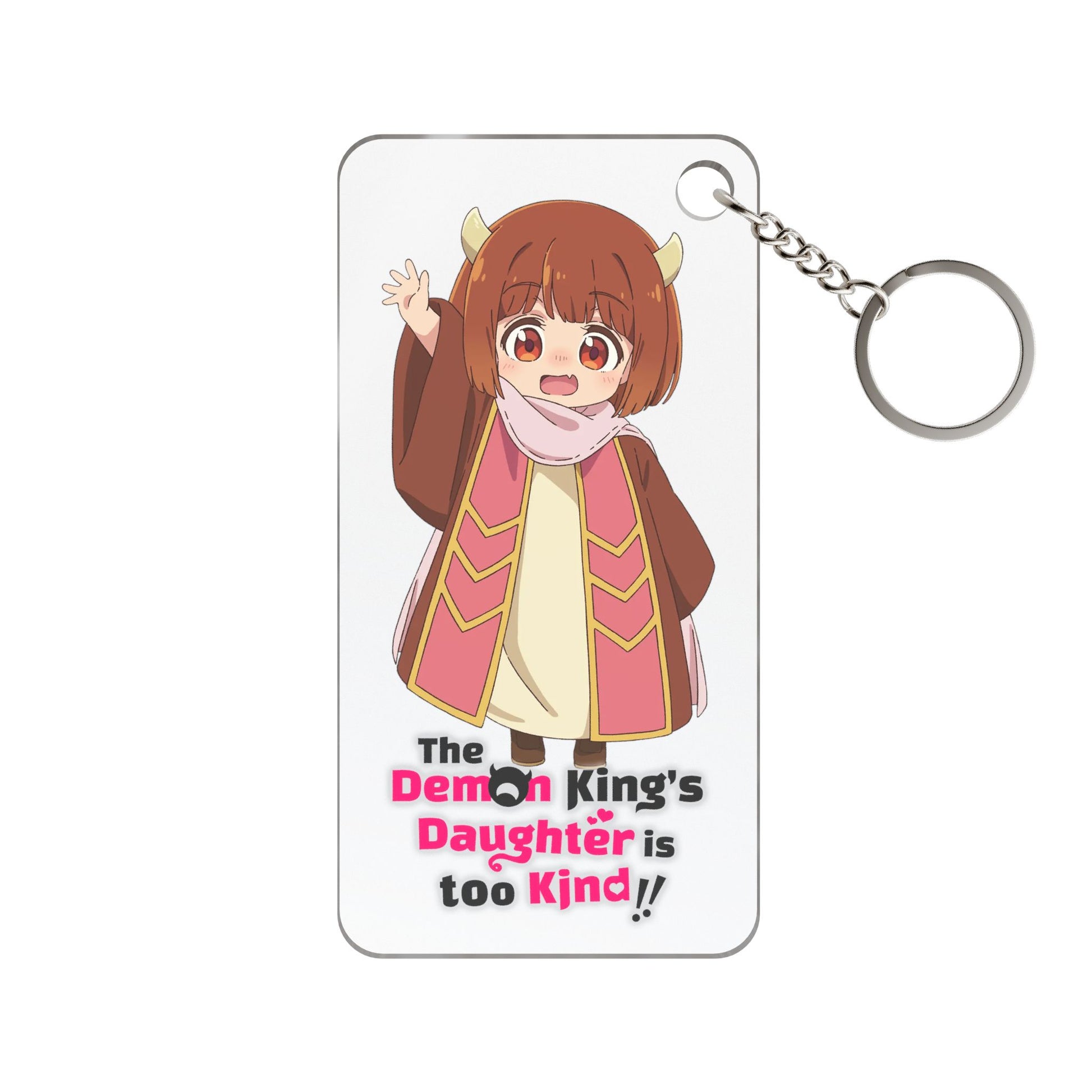 The Daughter of the Demon Lord Is Too Kind Keychain 1.18'' x 2.36'' Transparent