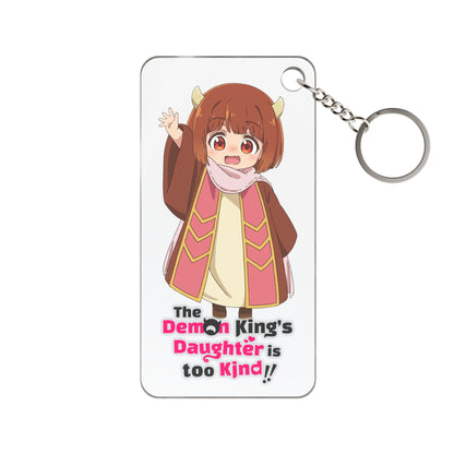 The Daughter of the Demon Lord Is Too Kind Keychain 1.18'' x 2.36'' Transparent