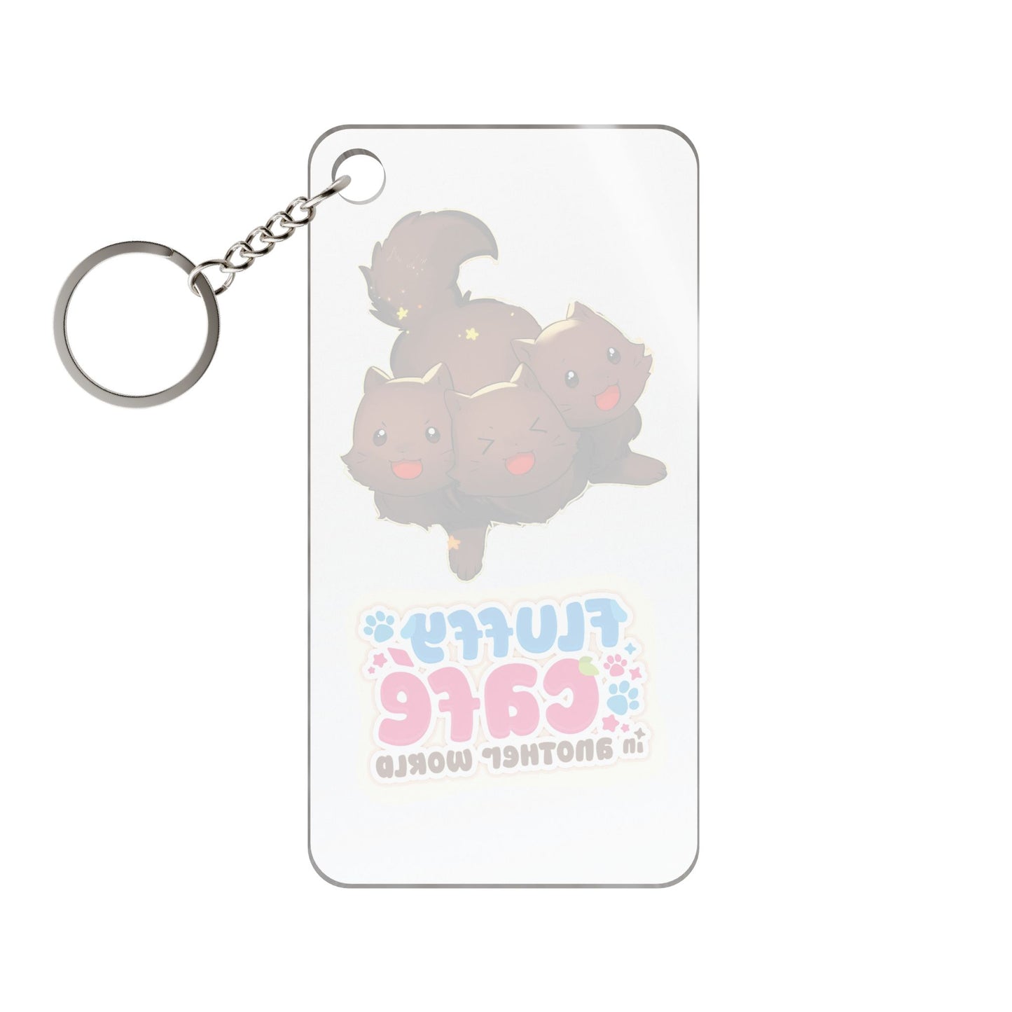 Fluffy Cafe in Another World Luke the Fenrir Keychain