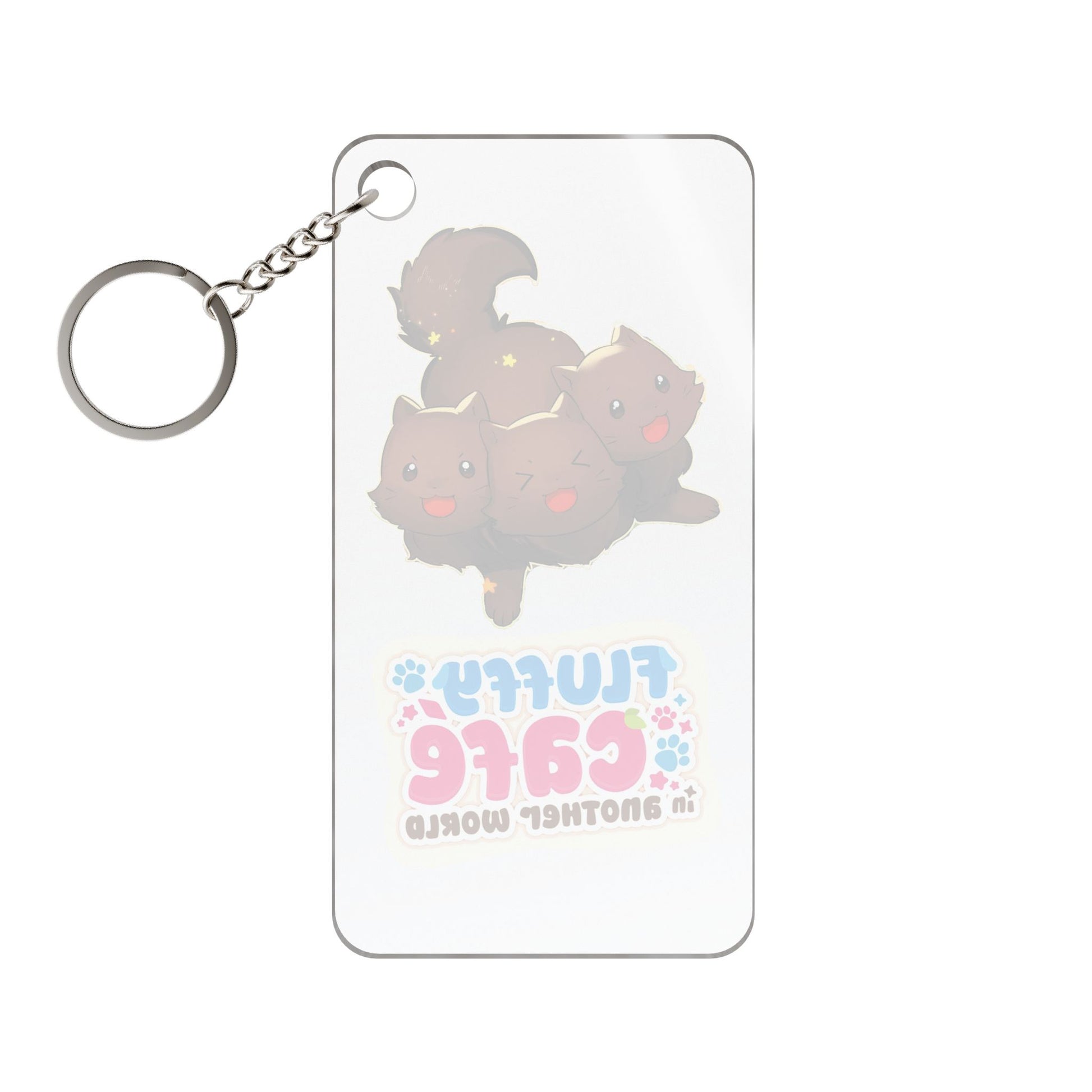 Fluffy Cafe in Another World Luke the Fenrir Keychain