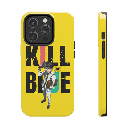 Kill Blue Manga Phone Case iPhone 14 Pro