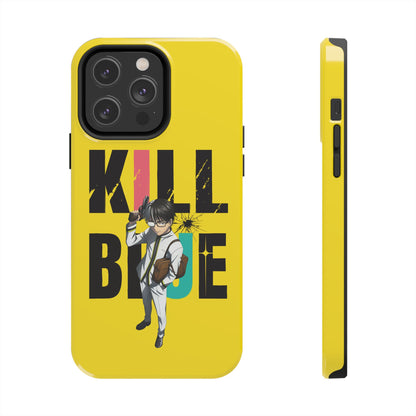 Kill Blue Manga Phone Case iPhone 14 Pro Max