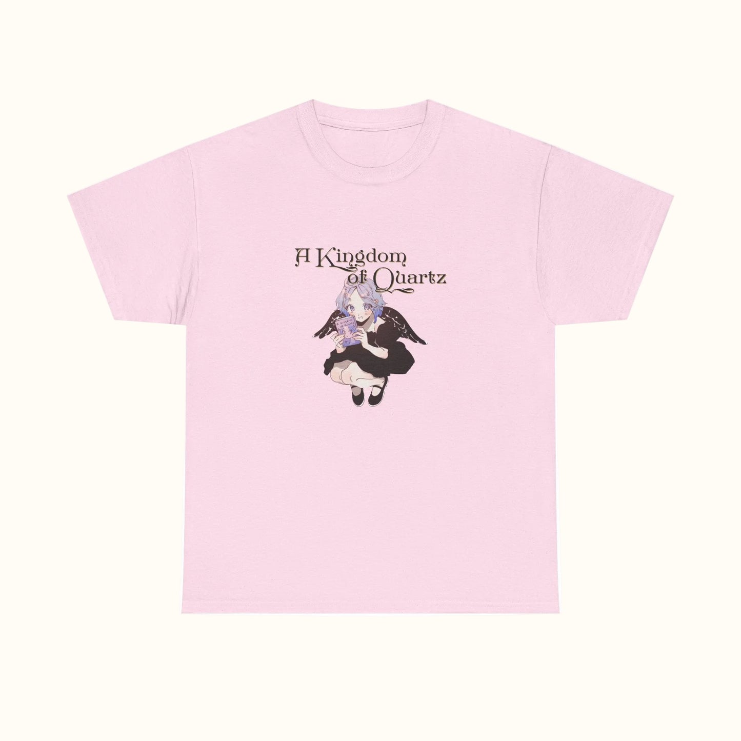 Kingdom of Quartz Blue Fallen Angel T-Shirt Light Pink XL