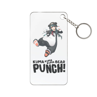 Kuma Kuma Kuma Bear Keychain 1.18'' x 2.36'' Transparent