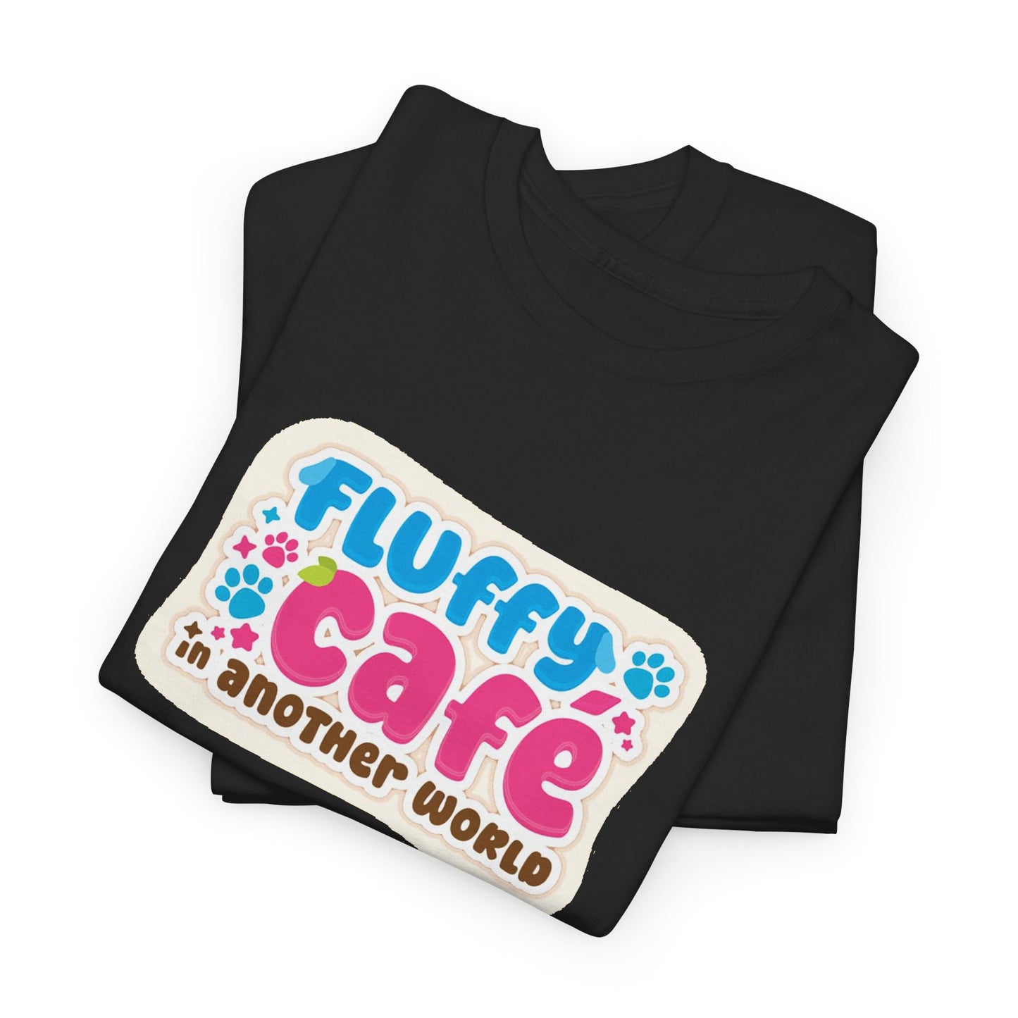 Fluffy Café in Another World T-Shirt Logo