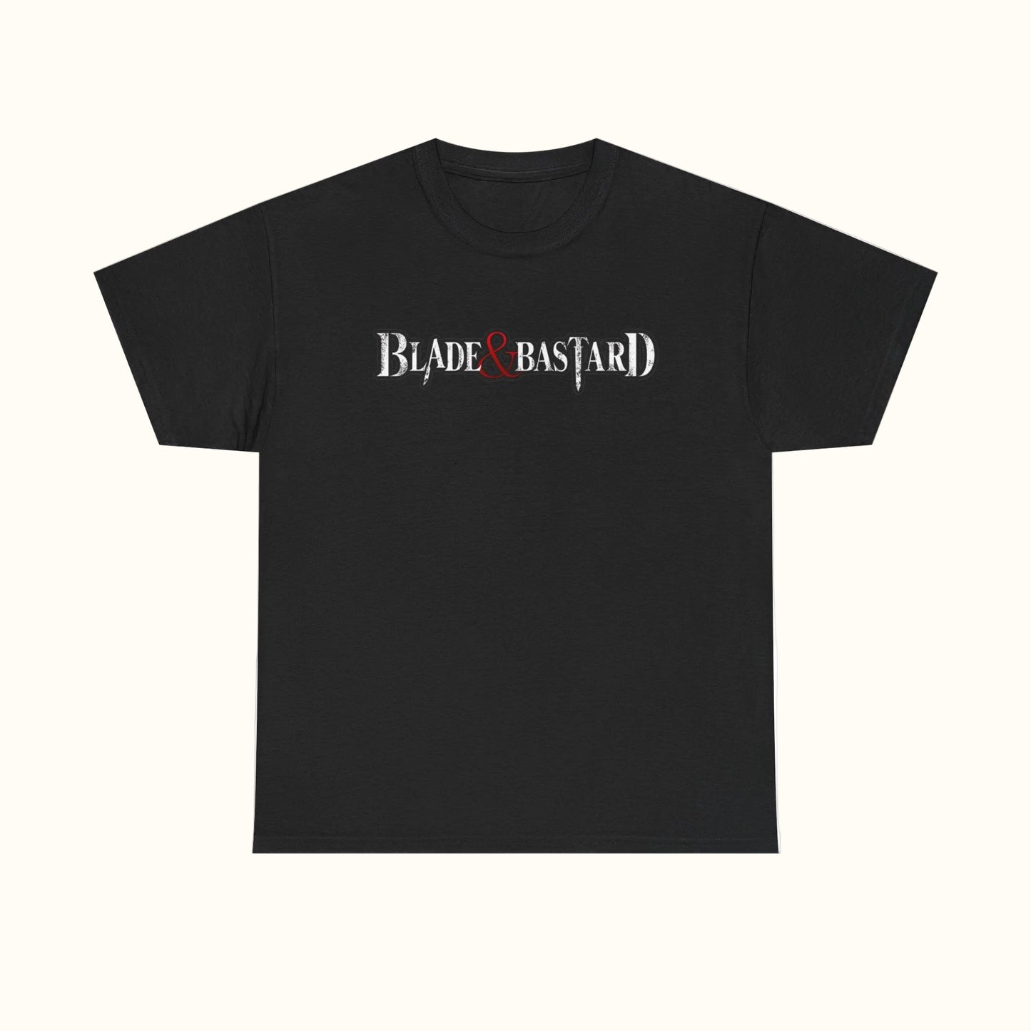 Blade & Bastard Logo T-Shirt Black