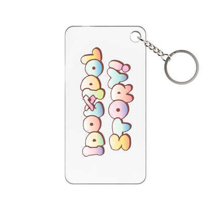 IDOL x IDOL STORY! Logo Keychain 1.18'' x 2.36'' Transparent