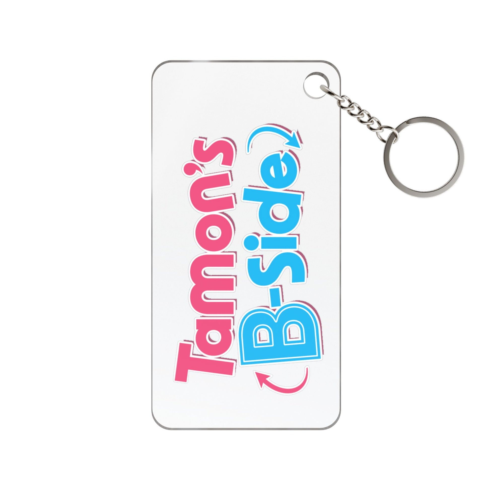 Tamon’s B-Side Keychain 1.18'' x 2.36'' Transparent