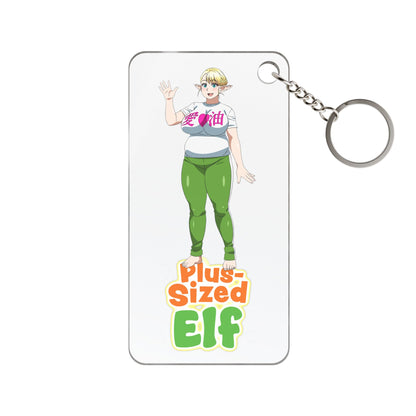 Plus Sized Elf Keychain 1.18'' x 2.36'' Transparent