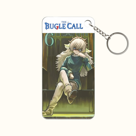 The Bugle Call Song of War Keychain 1.18'' x 2.36'' Transparent