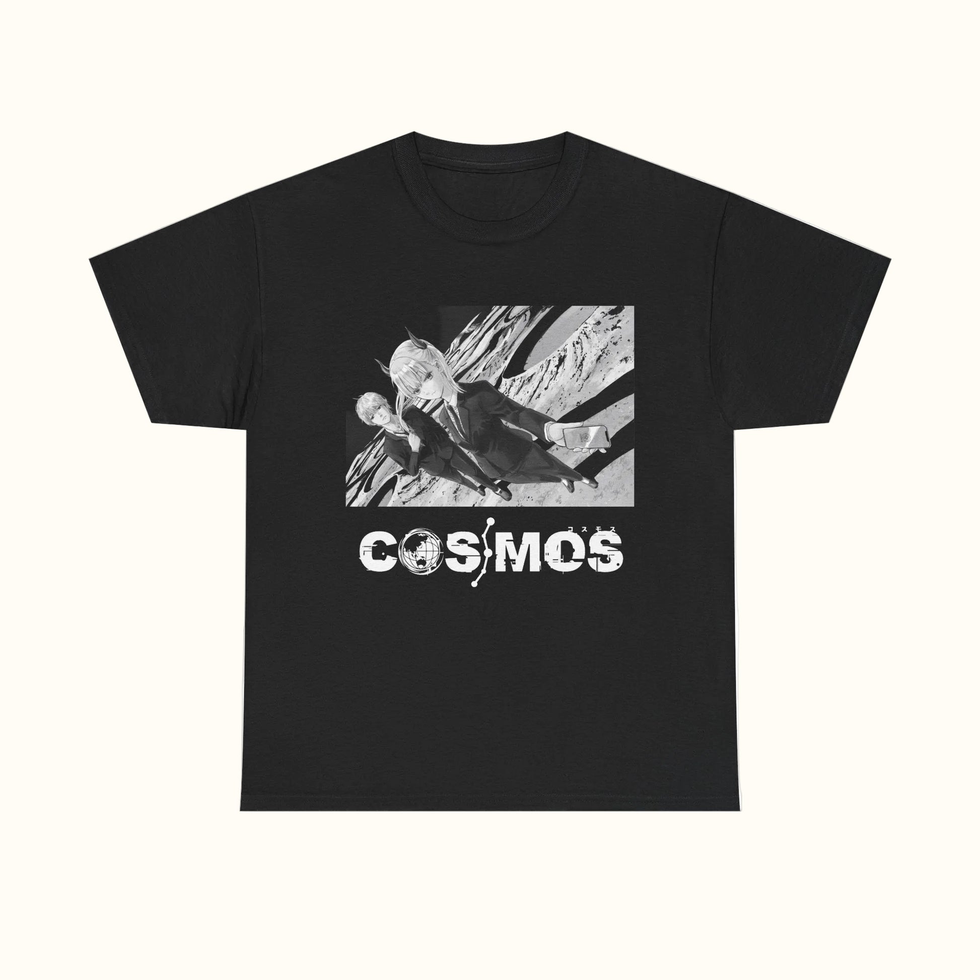 Cosmos Manga Moon T-Shirt Black