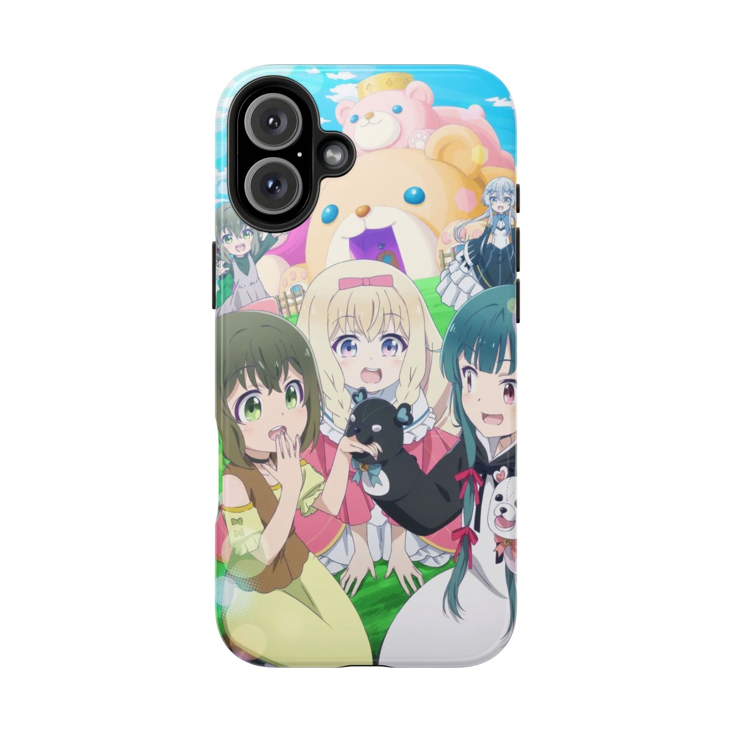 Kuma Kuma Kuma Bear Phone Case iPhone 16 Plus