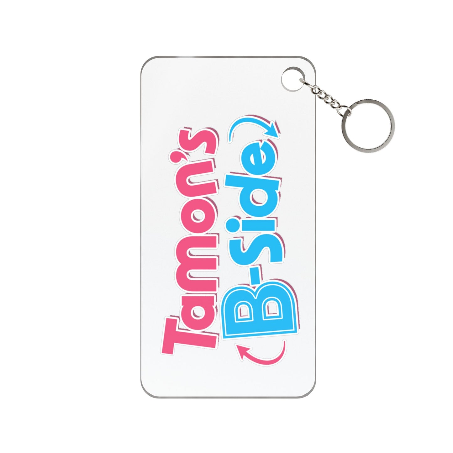 Tamon’s B-Side Keychain 1.77'' x 3.54'' Transparent
