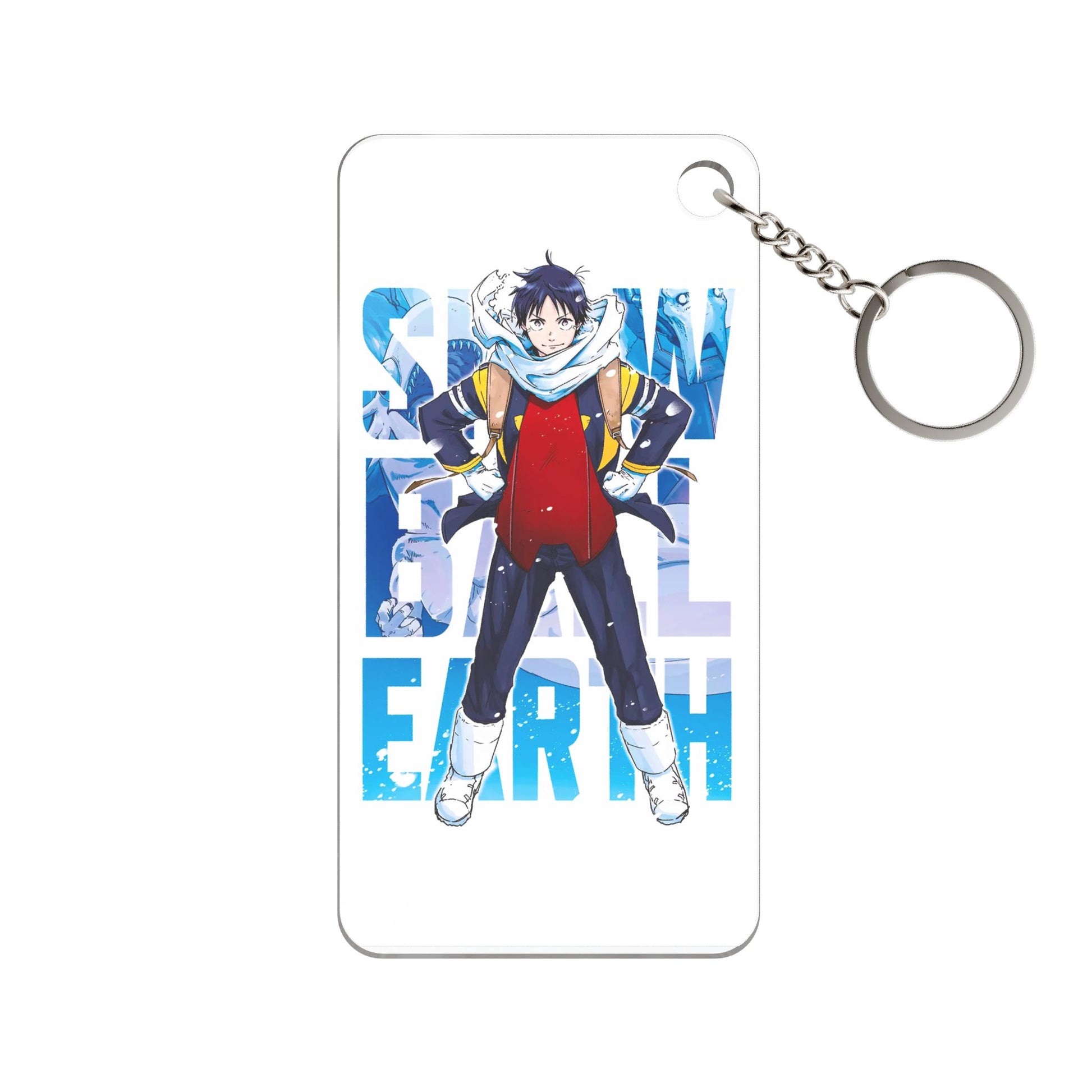 Snowball Earth Tetsuo Keychain 1.18'' x 2.36'' Transparent