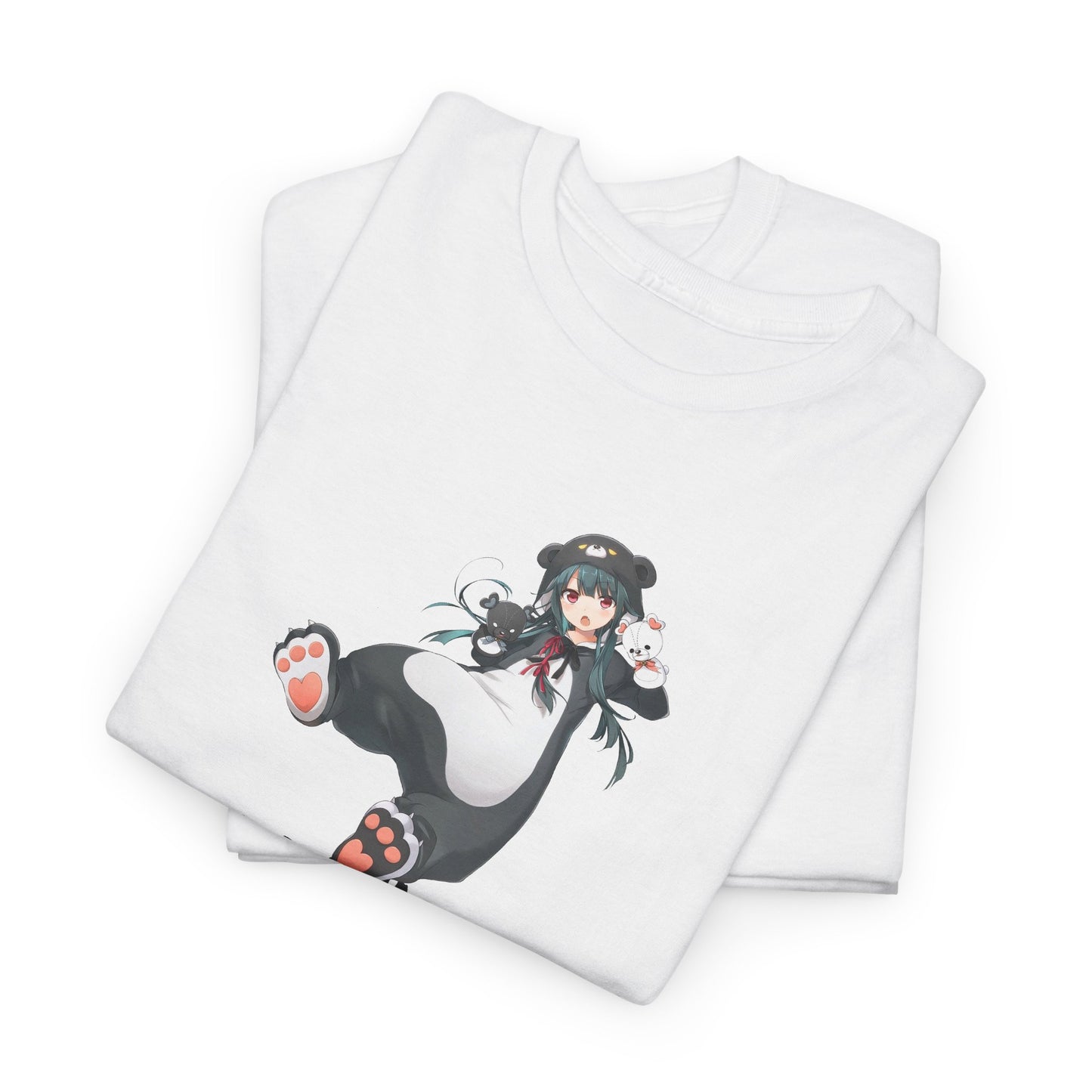 Kuma Kuma Kuma Bear Black And White T-Shirt