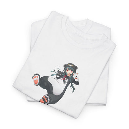 Kuma Kuma Kuma Bear Black And White T-Shirt
