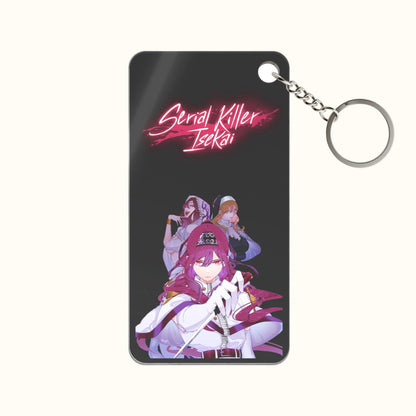 Serial Killer Isekai Keychain 1.18'' x 2.36'' Transparent
