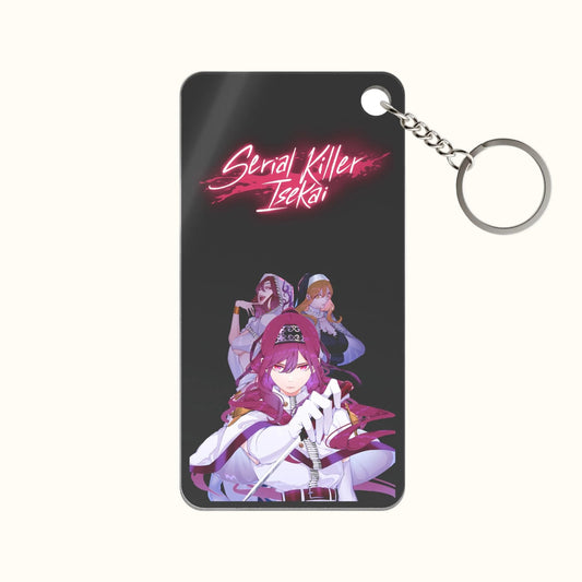 Serial Killer Isekai Keychain 1.18'' x 2.36'' Transparent