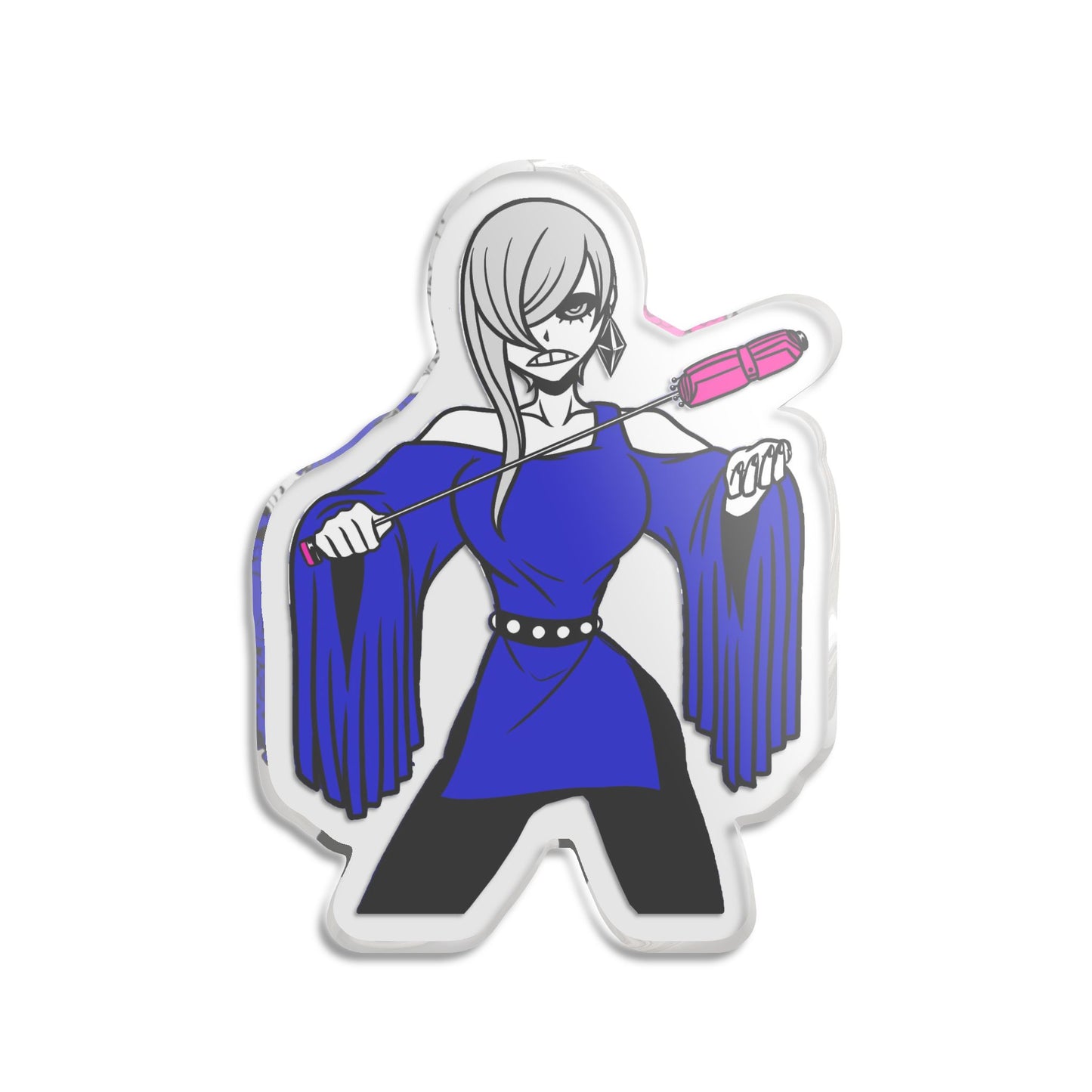 FishGod Kasaco Figure 5" x 5" Transparent