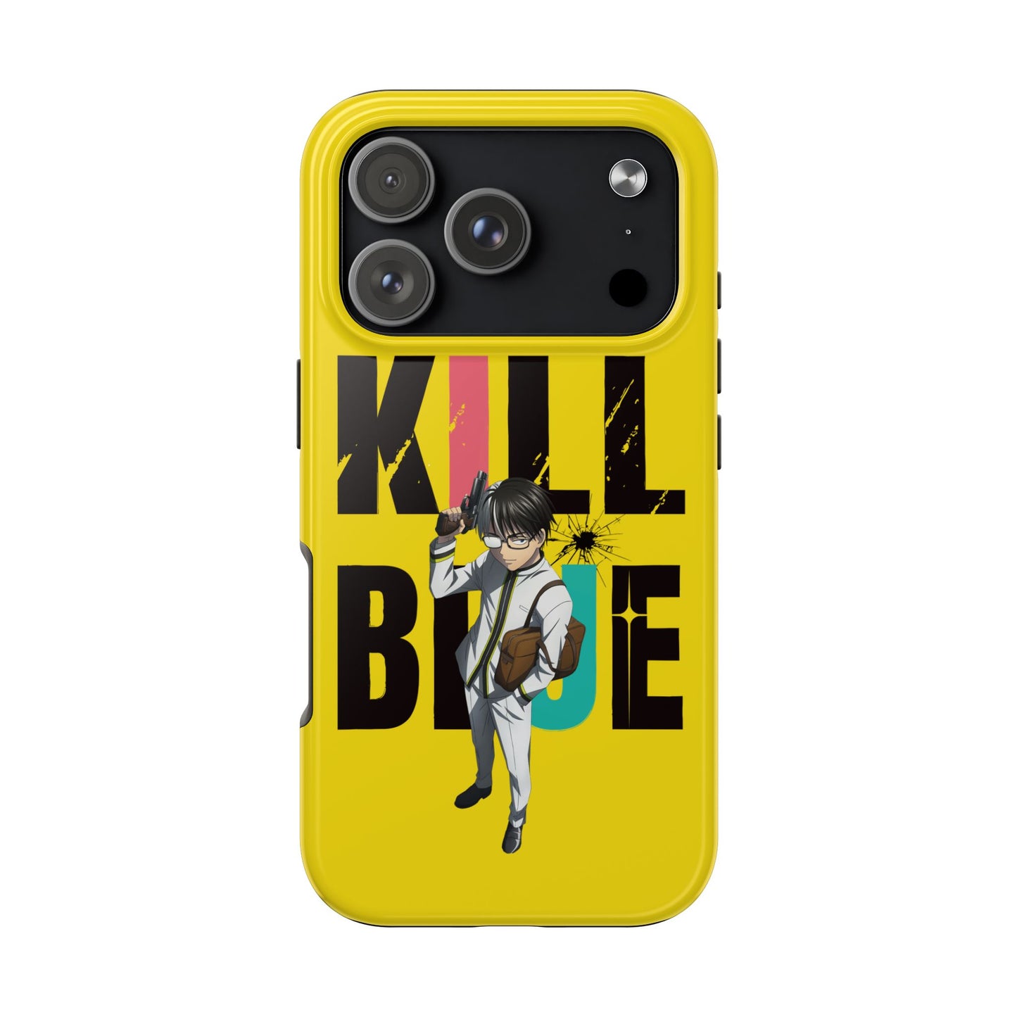 Kill Blue Manga Phone Case iPhone 17 Pro