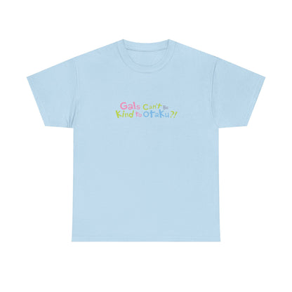 Gals Can’t Be Kind to Otaku Logo T-Shirt Light Blue