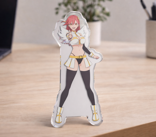 2.5 dimensional seduction - Aria Figure 5" x 5" Transparent