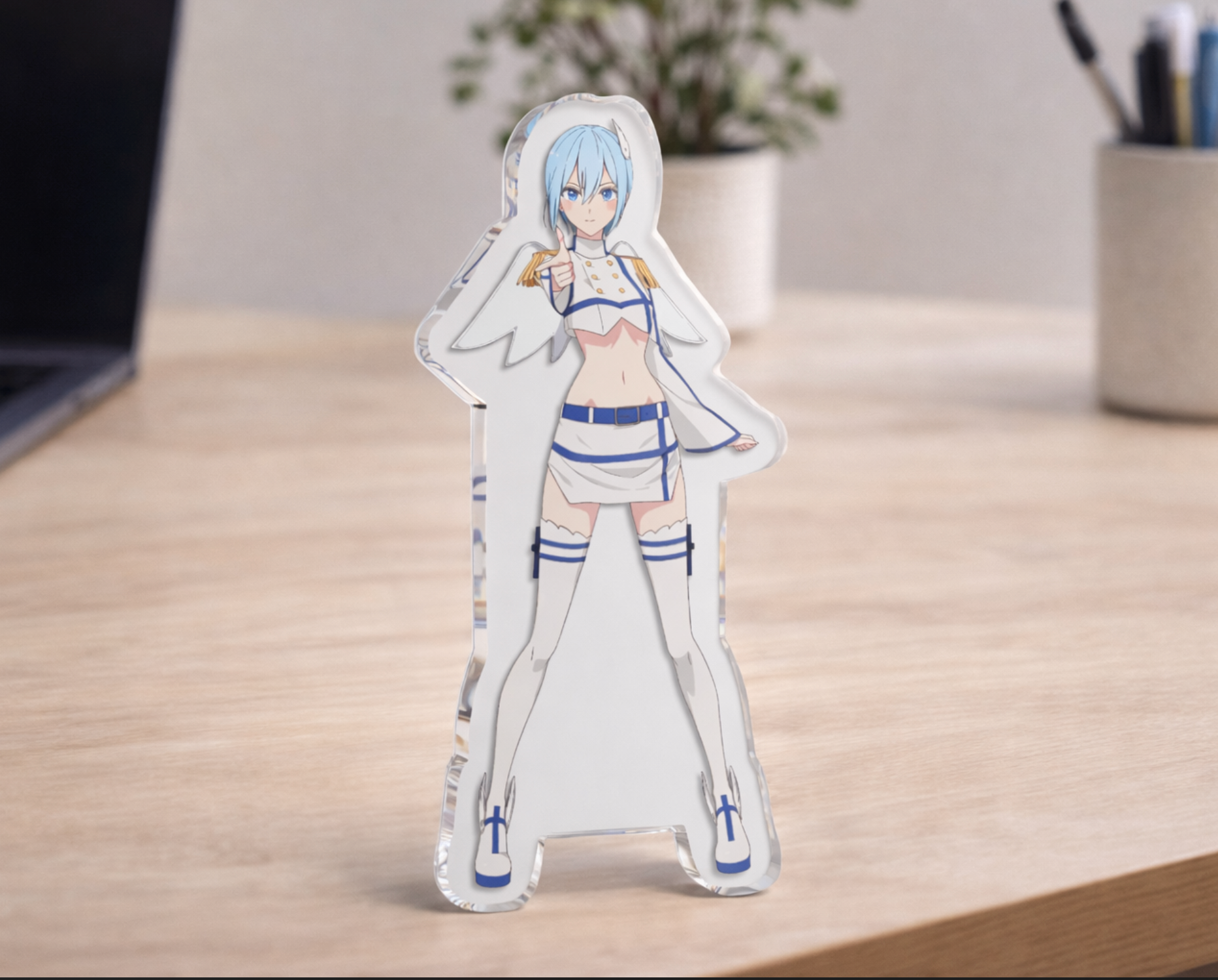 2.5 Dimensional Seduction Nonoa Figure 5" x 5" Transparent