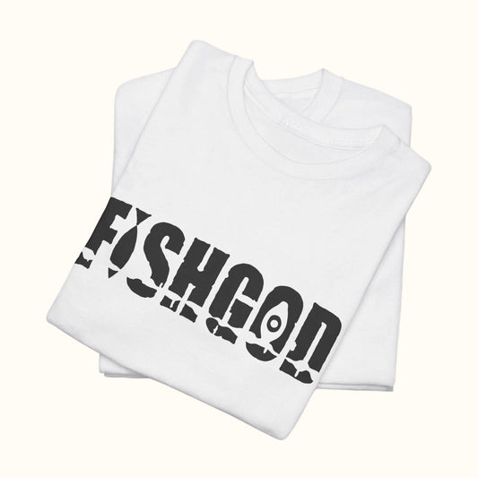 Fishgod White Logo T-Shirt