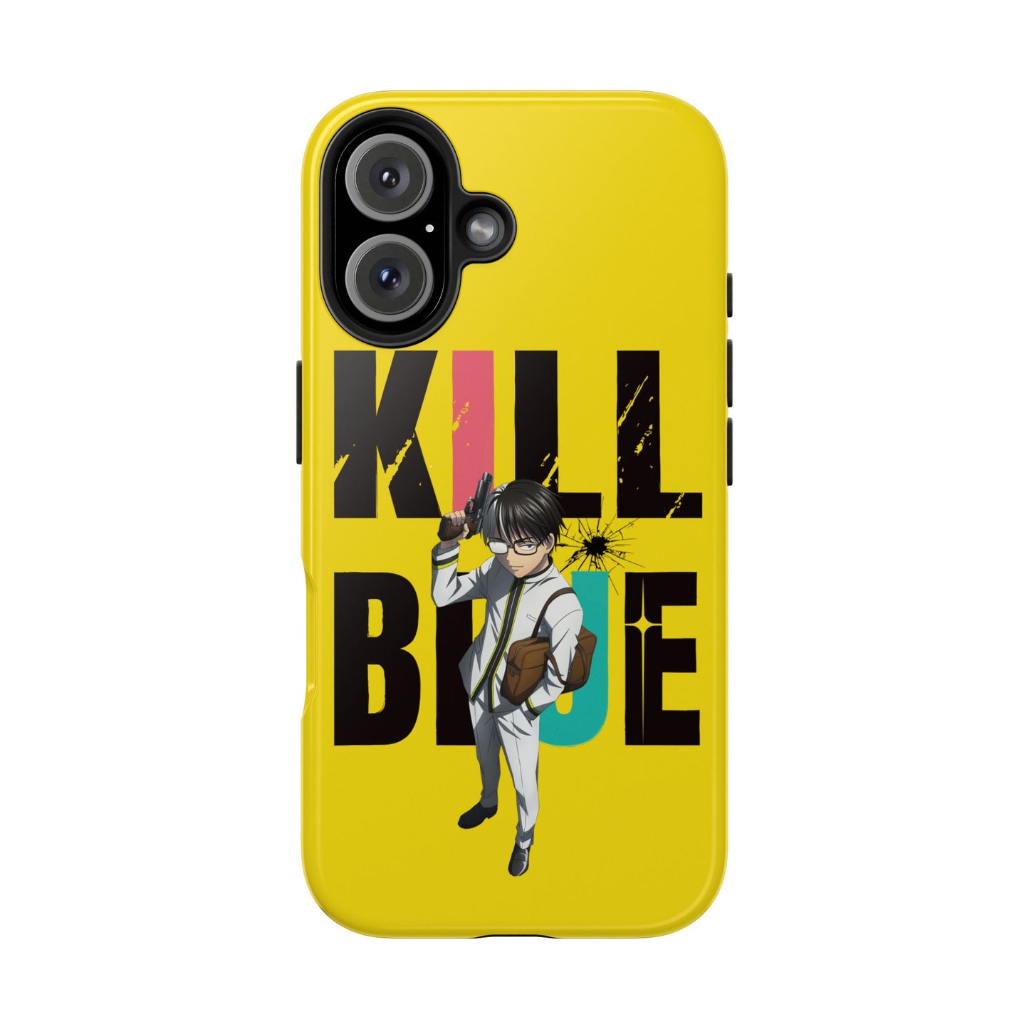 Kill Blue Manga Phone Case iPhone 16