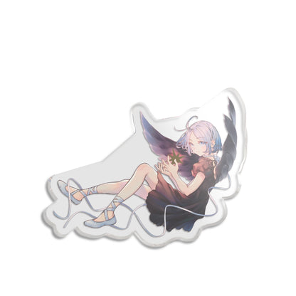 Kingdom of Quartz Angel Figure 5" x 5" Transparent