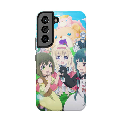 Kuma Kuma Kuma Bear Phone Case Samsung Galaxy S22