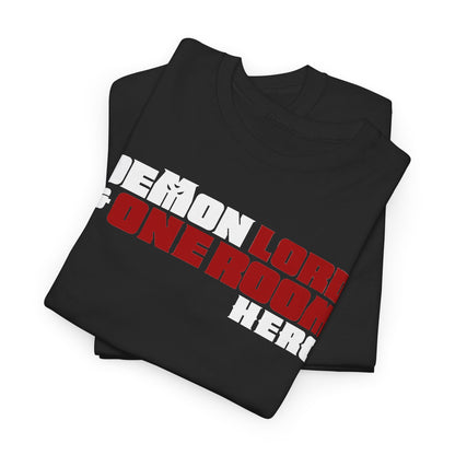 Demon Lord & One Room Hero Black T-Shirt