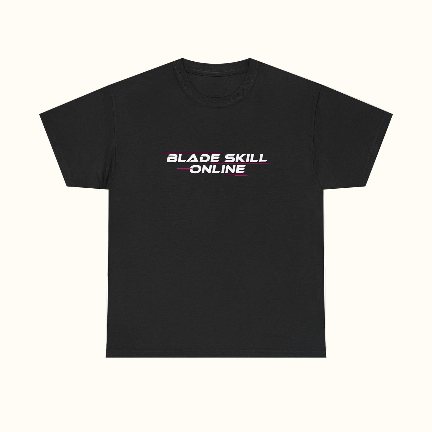 Blade Skill Online Black Logo T-Shirt Black