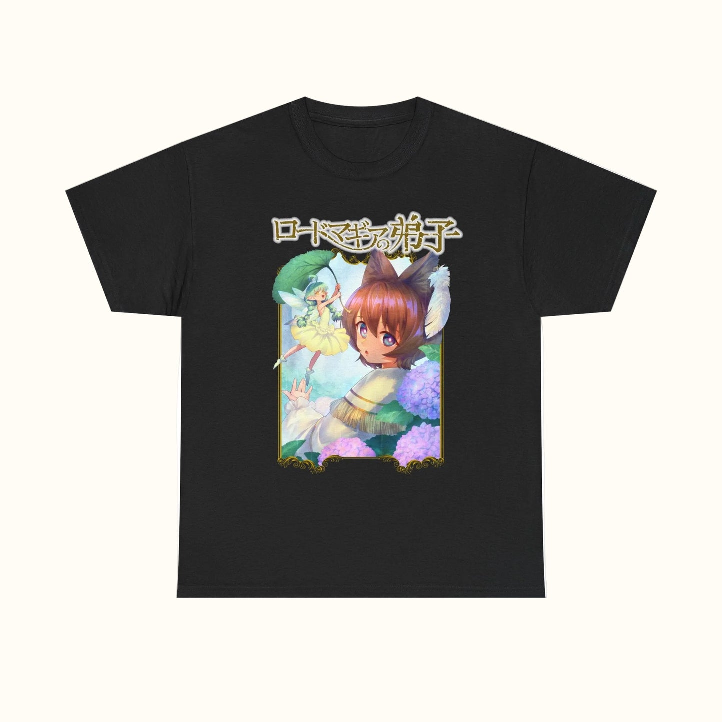 The Lord-Magear's Apprentice Manga T-Shirt Black