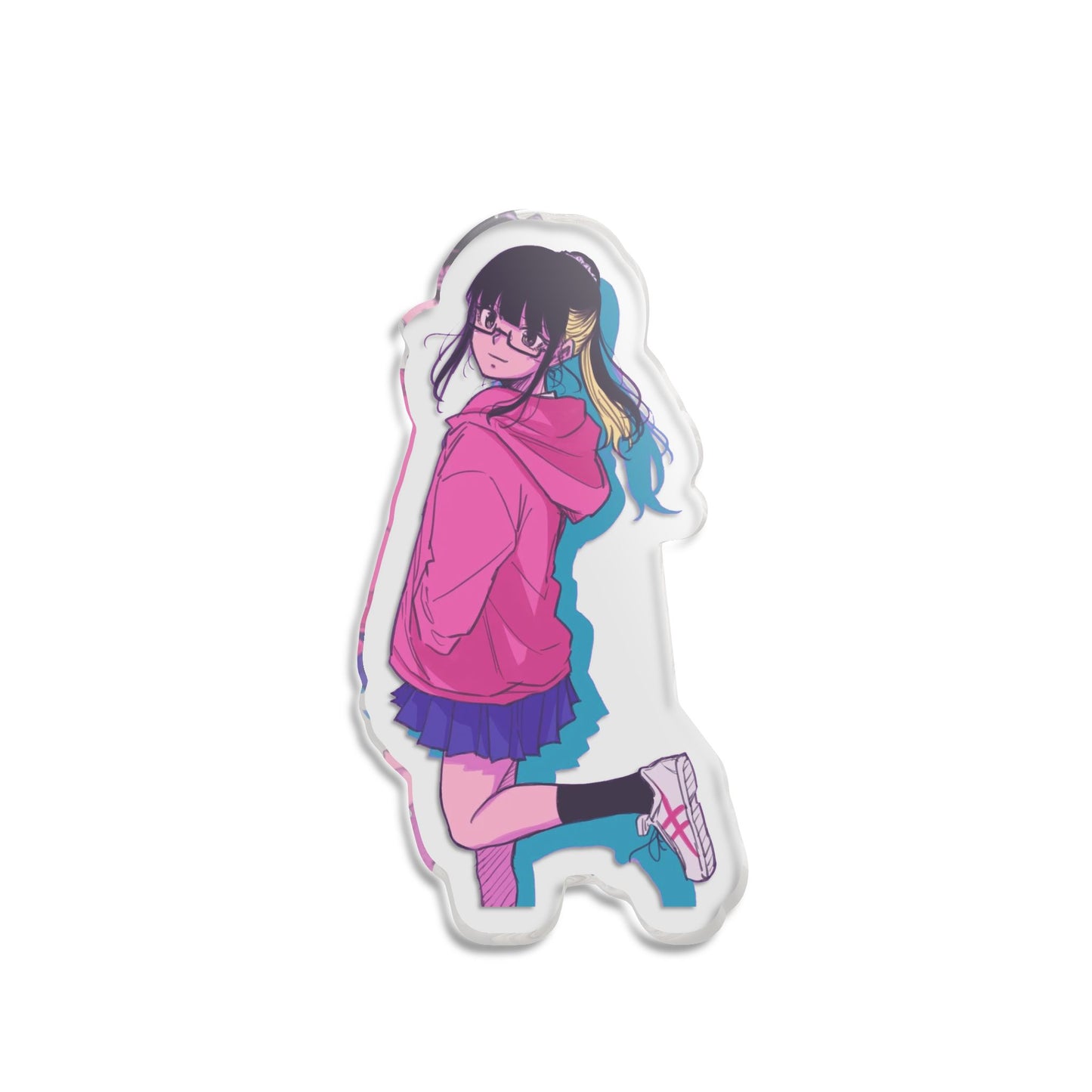 Shinobi Undercover Hibari Figure 5" x 5" Transparent