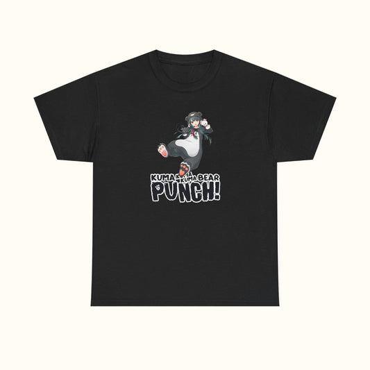 Kuma Kuma Kuma Bear Black And White T-Shirt Black