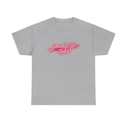 Serial Killer Isekai ni Oritatsu Logo T-Shirt Sport Grey