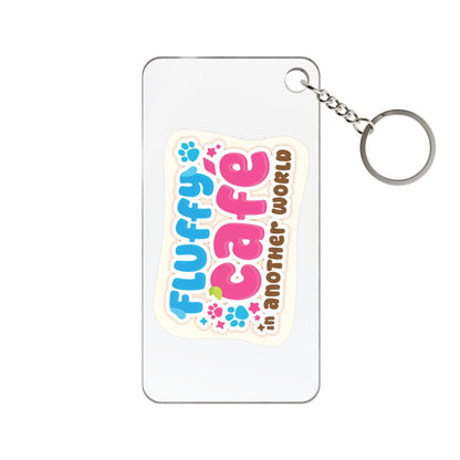 Fluffy Café in Another World Keychain 1.18'' x 2.36'' Transparent