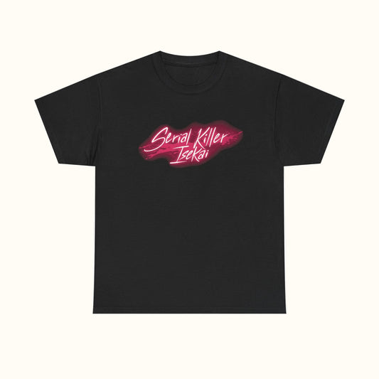 Serial Killer Isekai ni Oritatsu Logo T-Shirt Black